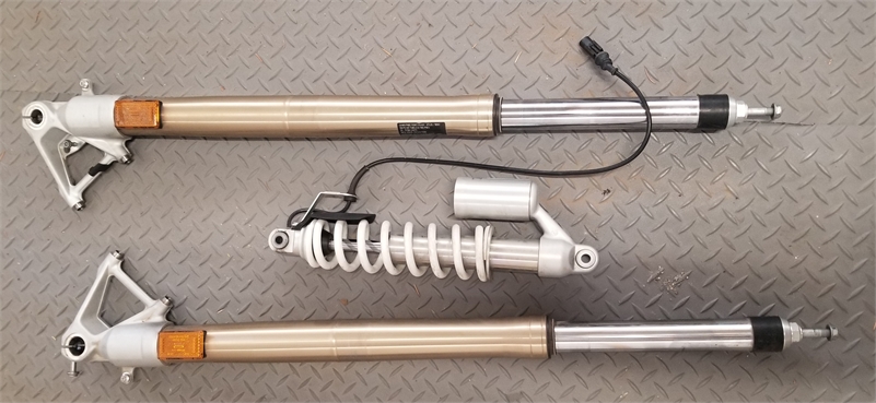 2018 R1200GS Fork Rods and Low Suspension ESA Shock